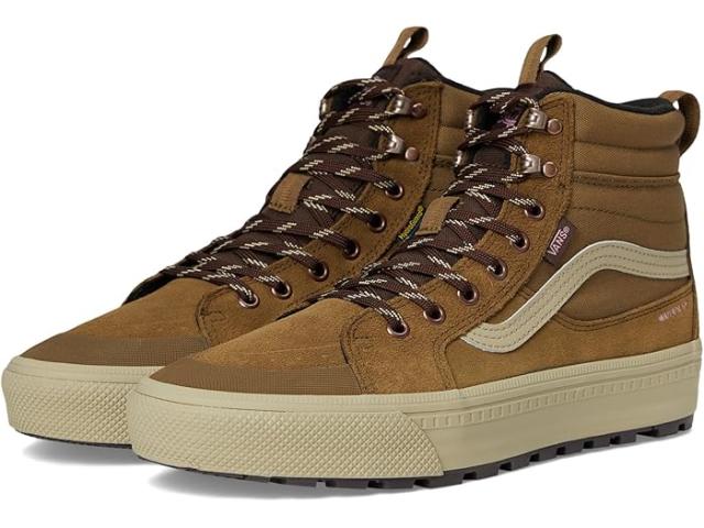 (取寄) バンズ レディース MTE Sk8-ハイ ウォータープルーフ インサレーテッド Vans women MTE SK8-Hi Waterproof Insulated Brown/Pink