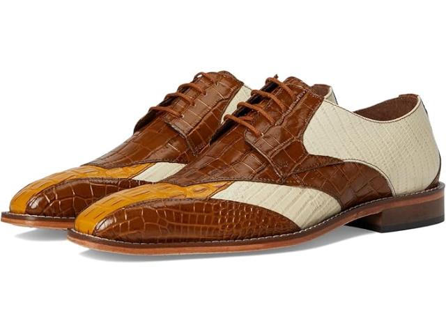 (取寄) ステイシー アダムス メンズ バイク トゥ レース-アップ Stacy Adams men Tristano Bike Toe Lace-Up Tan Multi