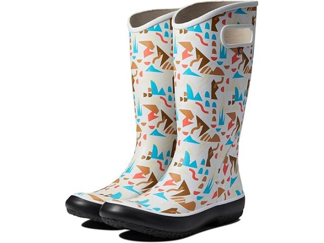 (取寄) ボグス レディース レイン ブート スパース ゲオ Bogs women Rain Boot Sparse Geo Light Gray Multiの通販は