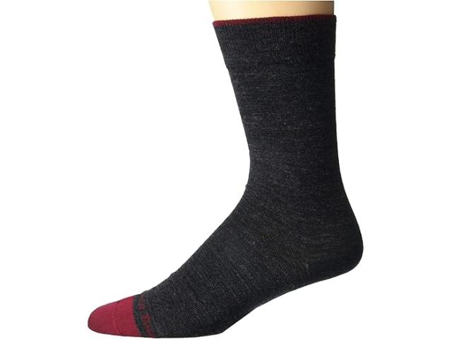 (取寄) ダーンタフバーモント メンズ ソリッド クルー ライトウェイト Darn Tough Vermont men Solid Crew Lightweight Charcoal