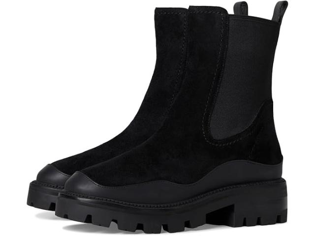 (取寄) ケイトスペード レディース ロンドン スエード チェルシー ブーツ Kate Spade New York women London Suede Chelsea Boots Black