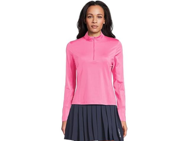 (取寄) キャロウェイ レディース ロング スリーブ サン プロテクション トップ Callaway women Long Sleeve Sun Protection Top Cheeky Pink