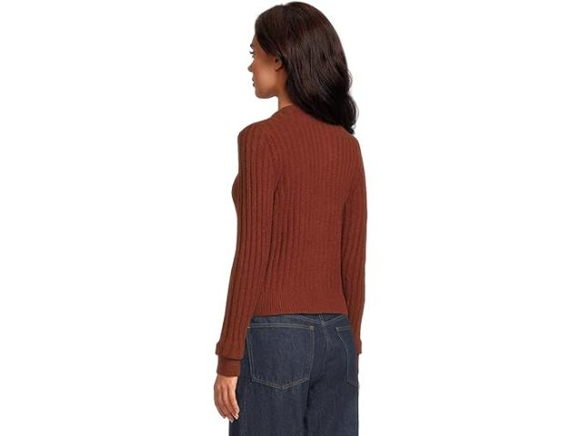(取寄) メイドウェル レディース ロング スリーブ コージー コットン リブド カーディガン Madewell women Long Sleeve Cozy Cotton Ribbed Cardigan Deep Rust