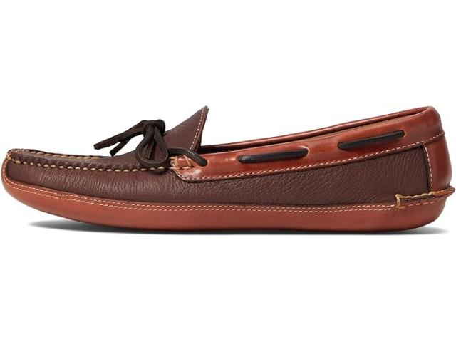 (取寄) エルエルビーン メンズ バイソン ダブル ソール スリッパ レザー ライン L.L.Bean men L.L.Bean Bison Double Sole Slipper Leather Lined Raisin