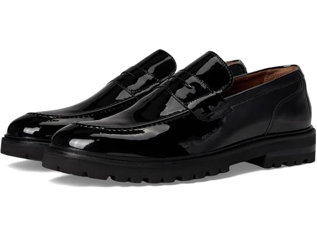 (取寄) ステイシー アダムス メンズ ヘーゼルトン ペニー スリッポン Stacy Adams men Hazelton Penny Slip-On Black Patent