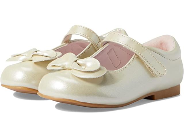 (取寄) ニーナ キッズ ガールズ クリスタ (トドラー/リトル キッド) Nina Kids girls  Krista (Toddler/Little Kid) Ivory Liquid Patentの通販は