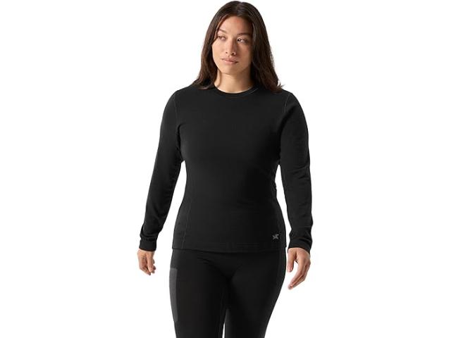 (取寄) アークテリクス レディース メリノ ウール クルー Arc'teryx women Satoro Merino Wool Crew Black