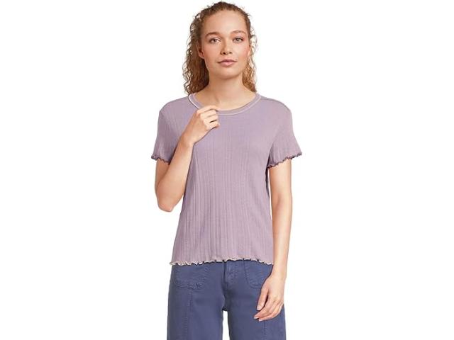 (取寄) トードアンドコー レディース フトヒル ポインテール ショート スリーブ ベイビー ティー Toad&Co women Foothill Pointelle Short Sleeve Baby Tee Aster