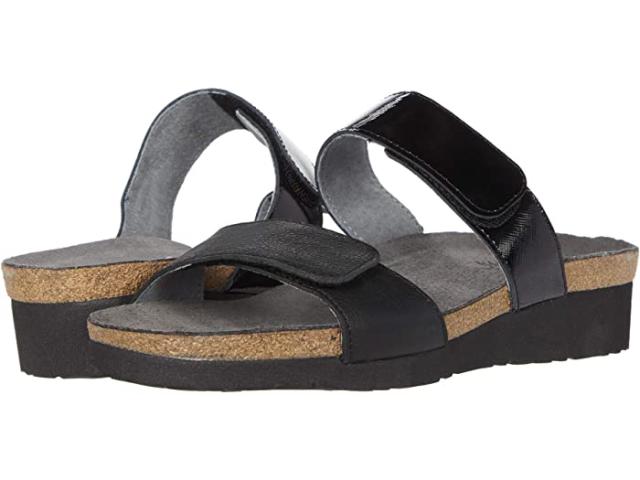 (取寄) ナオト レディース アルテア Naot women Althea Soft Black Leather/Black Luster Leatherの通販は