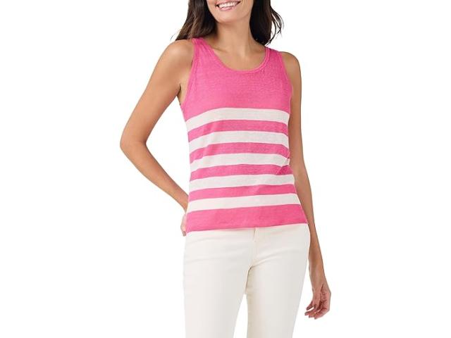 (取寄) ニックゾー レディース フェザーウェイト ストライプド タンク NIC+ZOE women NIC+ZOE Featherweight Striped Tank Pink Multiの通販は 9,827円