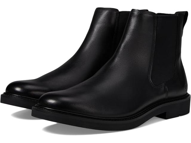 (取寄) エコー メンズ ロンドン ダブル ゴア チェルシー ブーツ ECCO men London Double Gore Chelsea Boots Black