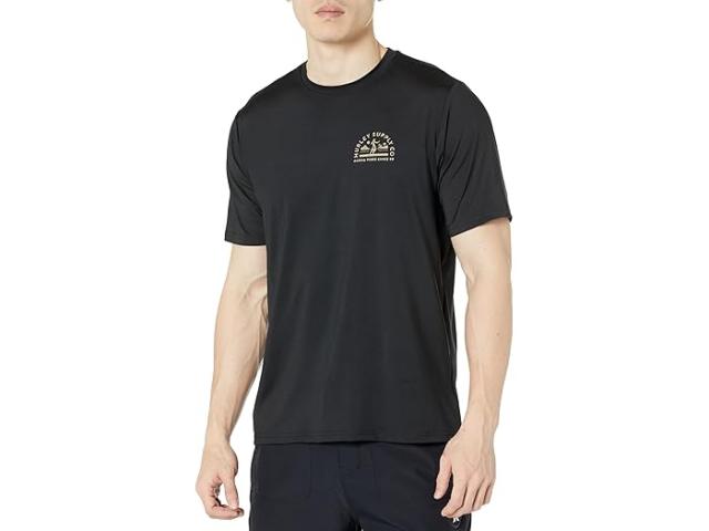 (取寄) ハーレー メンズ ハイブリット Upf ショート スリーブ サーフ ティー Hurley men Hybrid UPF Short Sleeve Surf Tee Black