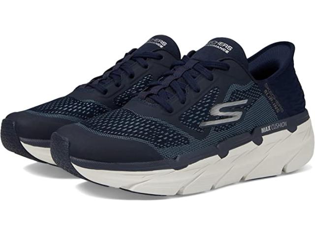(取寄) スケッチャーズ メンズ マックス クッショニニグ プレミア アセンダント ハンズ フリー スリップインズ SKECHERS men Max Cushioning Premier Ascendant Hands Free Slip-Ins Navy