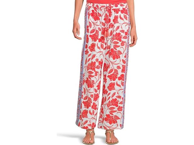 (取寄) トミーバハマ レディース フィオーリ ボーダー パンツ  Bahama women Fiori Border Pant White