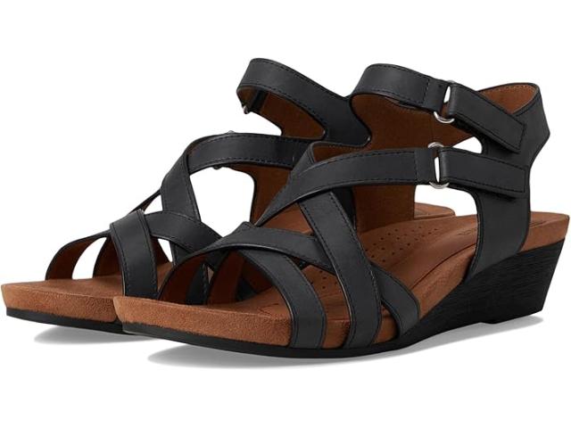 (取寄) コブ ヒル レディース  Cobb Hill women Helin Black Leather