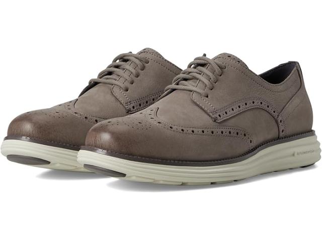 (取寄) コールハーン メンズ オリジナル グランド リマスタード ウイング ティップ Cole Haan men Cole Haan Original Grand Remastered Wing Tip Titanium Nubuck/Silver Birchの通販は 34,944円