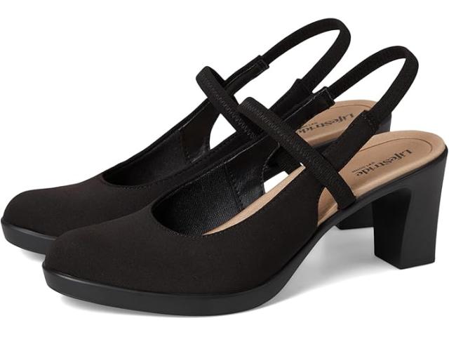 (取寄) ライフストライド レディース エボーク スリングバック シューズ LifeStride women Evoke Slingback Shoes Black