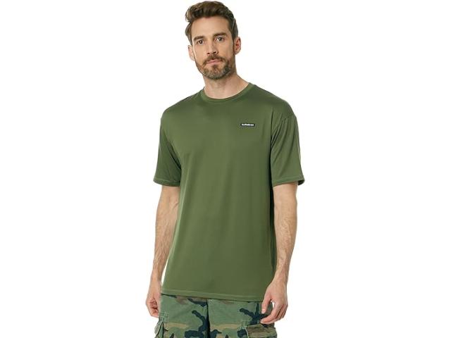 (取寄) クイックシルバー メンズ オムニ セッション ショート スリーブ サーフ ティー Quiksilver men Omni Session Short Sleeve Surf Tee Four Leaf Clover