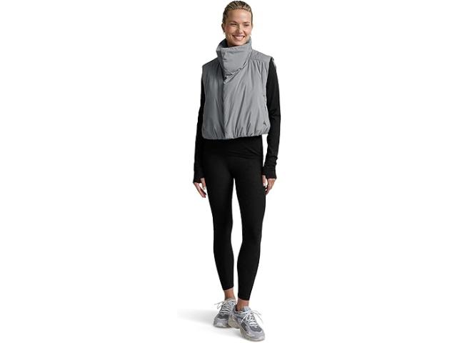 (取寄) ビヨンドヨガ レディース ウォーム アップ パファー ベスト Beyond Yoga women Warm Up Puffer Vest Storm Gray