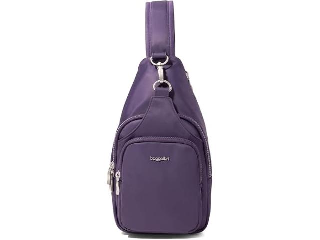 (取寄) バッガリーニ レディース セントラル パーク スリング Baggallini women Central Park Sling Deep Grape Twill