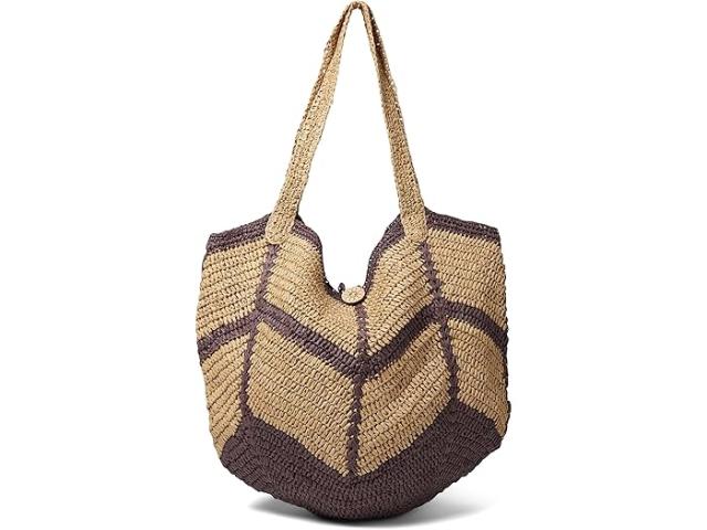(取寄) フリーピープル レディース ミコノス ストロー トート Free People women Mykonos Straw Tote Espresso Combo