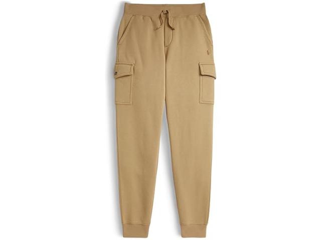 (取寄) ラルフローレン キッズ ボーイズ フリース カーゴ ジョガー パンツ (ビッグ キッド) Polo Ralph Lauren Kids boys Fleece Cargo Jogger Pants (Big Kid) Vintage Khaki