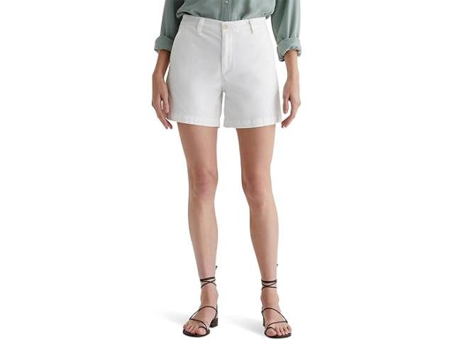 (取寄) AGジーンズ レディース ジュード ミッド ライズ チノ ショーツ AG Jeans women Jude Mid Rise Chino Shorts Powder