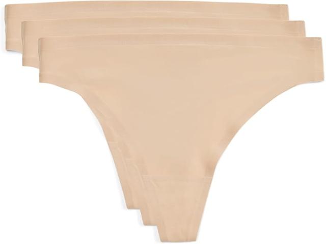 (取寄) シャンテル レディース ソフト ストレッチ トング 3-パック Chantelle women Soft Stretch Thong 3-Pack Ultra Nude