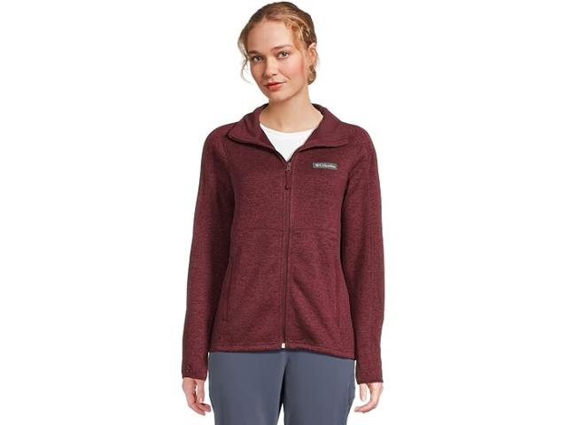 (取寄) コロンビア レディース セーター ウェザー フル ジップ リ Columbia women Sweater Weather Full Zip II Rich Wine Heather