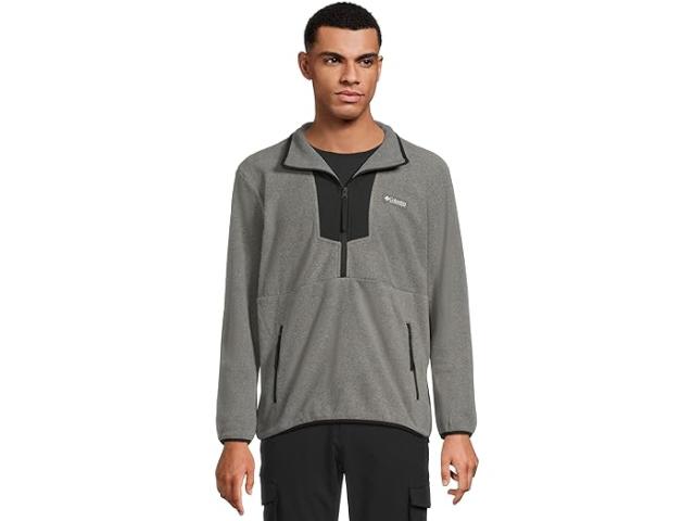 (取寄) コロンビア メンズ セコイア グローブ ハーフ ジップ フリース Columbia men Sequoia Grove Half Zip Fleece City Grey Heather/Black