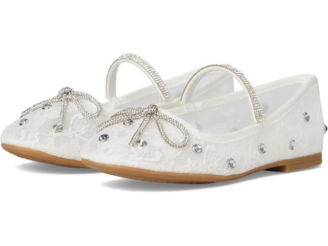 (取寄) ニーナ キッズ レディース レヴァ (リトル キッド/ビッグ キッド) Nina Kids women Leva (Little Kid/Big Kid) White Mesh