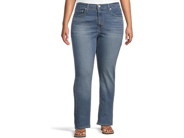 (取寄) リーバイス ウィメンズ レディース 724 ハイ ライズ ストレート Levi's Womens women 724 High Rise Straight Eternal Indigo Mid