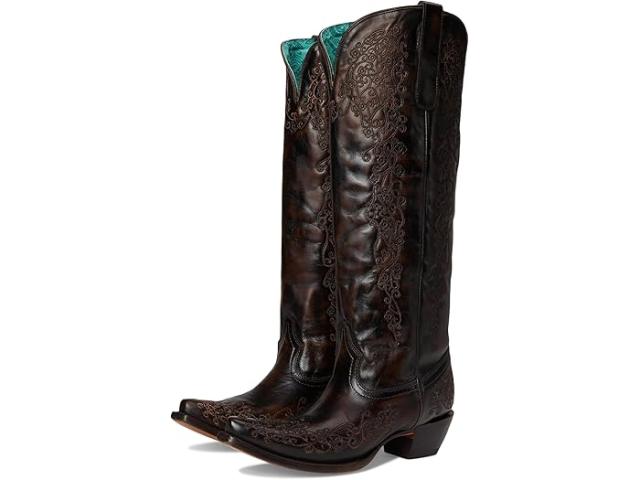 (取寄) コーラル ブーツ レディース  Corral Boots women A4789 Black/Honey