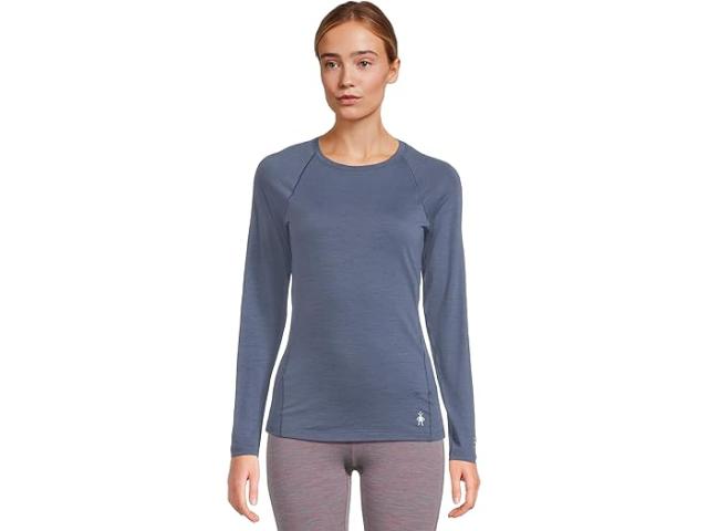 (取寄) スマートウール レディース クラシック オール-シーズン メリノ ベース レイヤー クルー Smartwool women Classic All-Season Merino Base Layer Crew Nightfall Blue