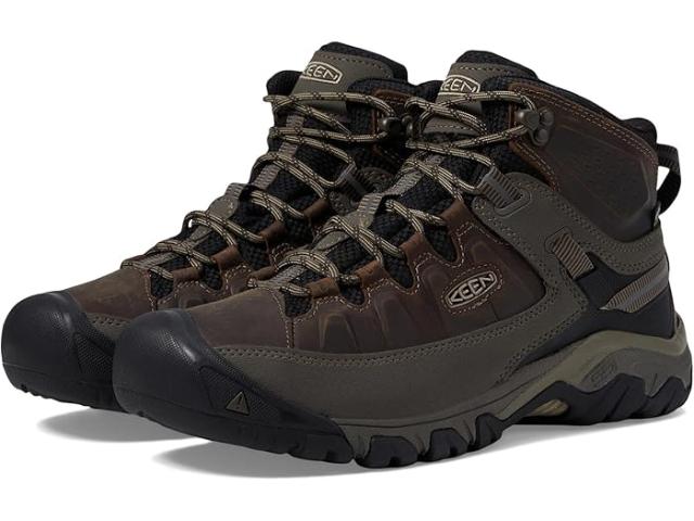(取寄) キーン メンズ ターギー 3 ミッド ウォータープルーフ KEEN men KEEN Targhee III Mid Waterproof Bungee Cord/Blackの通販は 34,496円