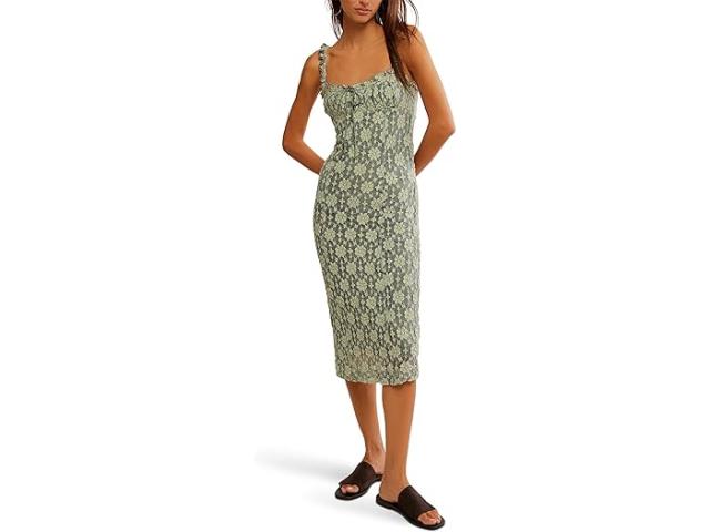 (取寄) フリーピープル レディース ルシンダ レース ミディ Free People women Lucinda Lace Midi Lilypad Combo