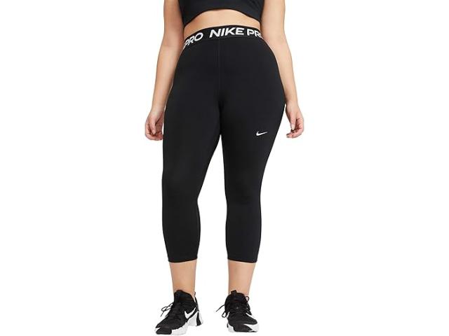 (取寄) ナイキ レディース プロ クロップ タイト Nike women Pro Crop Tight Black/White