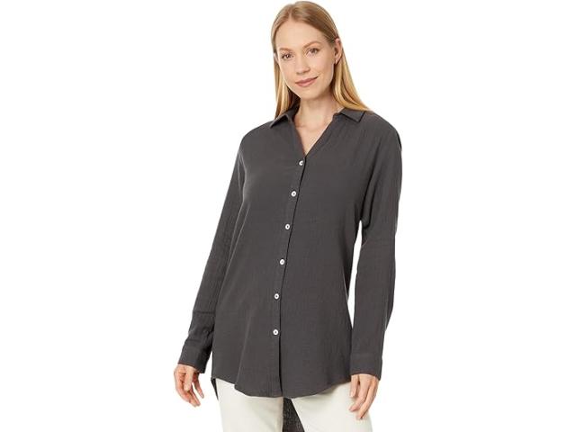 (取寄) リラ P レディース ロング スリーブ ボタン ダウン チュニック Lilla P women Lilla P Long Sleeve Button Down Tunic Stingrayの通販は
