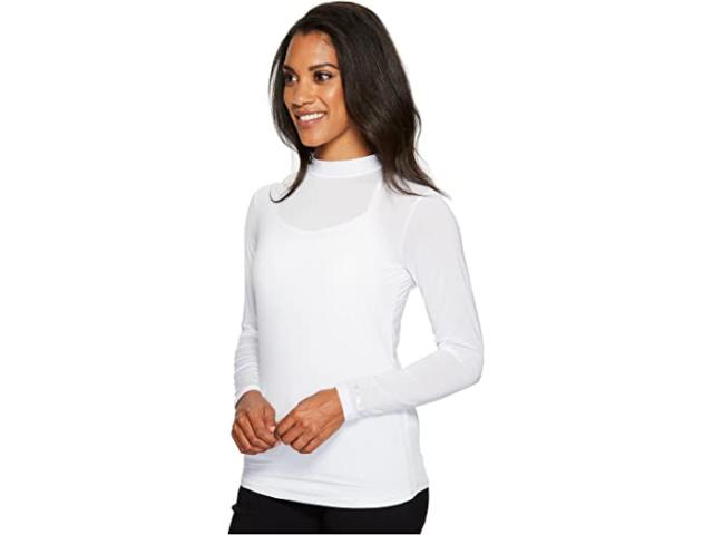 (取寄) ジェイミー サドック レディース サンセンス マンダリン カラー レイヤリング シャツ Jamie Sadock women Jamie Sadock Sunsense Mandarin Collar Layering Shirt Sugar