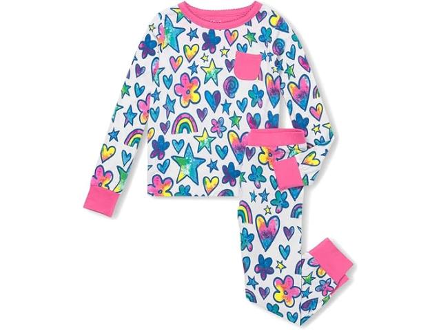 (取寄) ハットレイ キッズ キッズ バンブー パジャマ セット (トドラー/リトル キッド/ビッグ キッド) Hatley Kids kids Bamboo Pajama Set (Toddler/Little Kid/Big Kid) Watercolour Doodlesの通販は