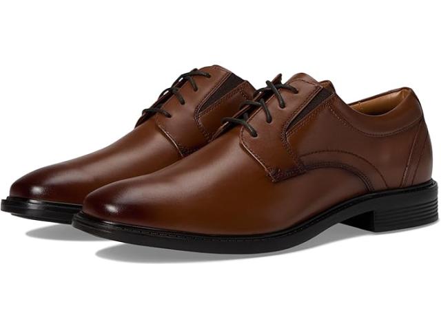 (取寄) ナン ブッシュ メンズ スターク プレーン トゥ オックスフォード レザー ビジネス フォーマル ダービー ドレス カジュアル レースアップ Nunn Bush men Stark Plain Toe Oxford Leather Business Formal Derby Dress Casual Lace-Up Cognac