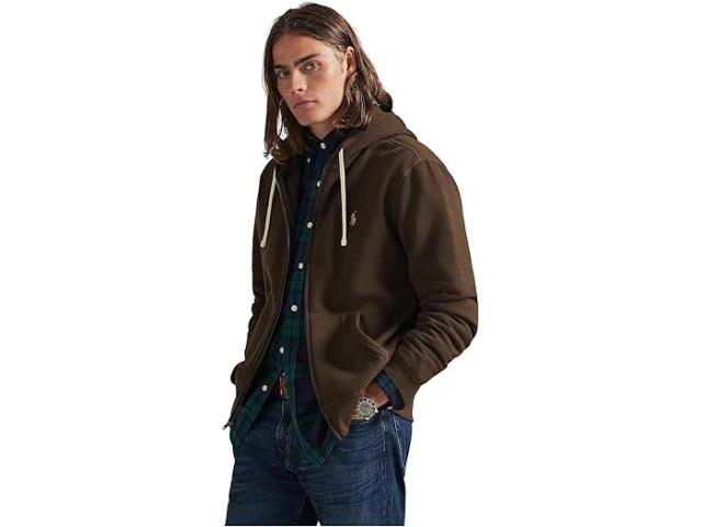(取寄) ラルフローレン メンズ フリース フル ジップ ブーディ Polo Ralph Lauren men Fleece Full Zip Hoodie Nutmeg Brown