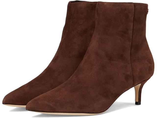 (取寄) ローレン ラルフローレン レディース マッケイ スエード ブーティ ヒール Lauren Ralph Lauren women McKay Suede Bootie Heel Dark Hickory