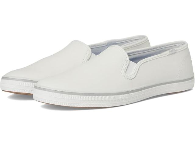 (取寄) ケッズ レディース チャンピオン スリップ オン Keds women Champion Slip On  White Leather