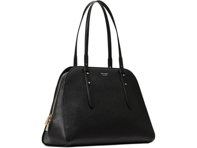 (取寄) ケイトスペード レディース ドゥ イット オール ペブルド レザー キャリーオール Kate Spade New York women Do It All Pebbled Leather Maise Carryall Black