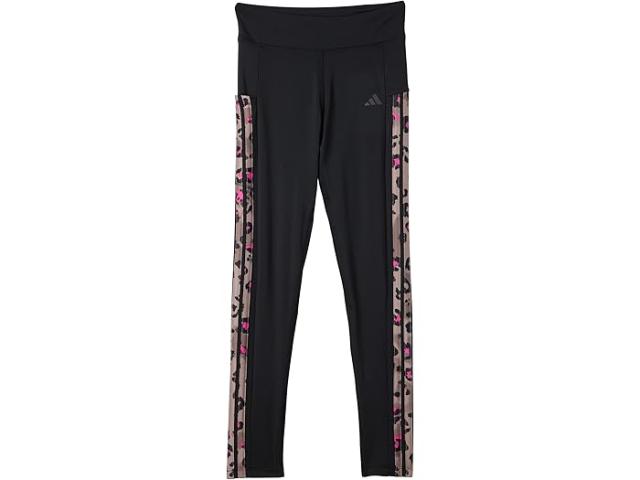 (取寄) アディダス キッズ レディース セル フォン ポケット 3ストライプ レギングス (ビッグ キッド) adidas Kids women Cell Phone Pocket 3-Stripe Leggings (Big kid) Black/Multi