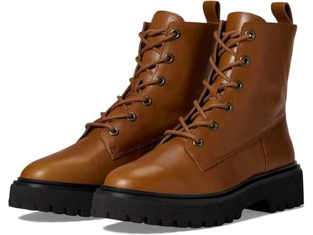 (取寄) メイドウェル レディース ザ レイナ レース-アップ ブート イン レザー Madewell women Madewell The Rayna Lace-Up Boot in Leather English Saddleの通販は