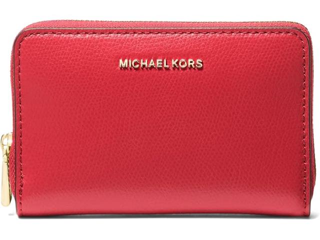 (取寄) マイケルコース レディース ジェット セット スモール ジップ アラウンド カード ケース MICHAEL Michael Kors women Jet Set Small Zip Around Card Case Crimson