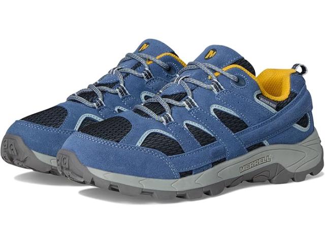 (取寄) メレル キッズ キッズ モアブ KDZ Wp (リトル キッズ/ビッグ キッズ) Merrell Kids kids Moab KDZ WP (Little Kids/Big Kids) Blue/Grey