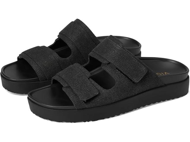 (取寄) バイオニック レディース リヴィエラ スライド サンダル VIONIC women Riviera Slide Sandals Black